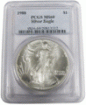 PCGS Certified Silver Eagles